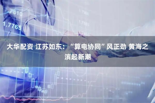 大华配资 江苏如东：“算电协同”风正劲 黄海之滨起新潮